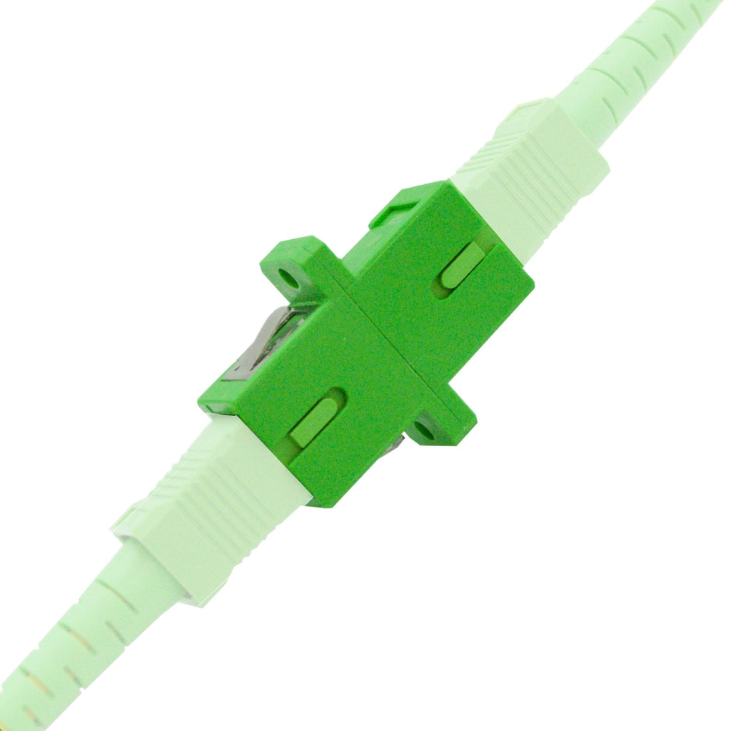 PacSatSales - SC/APC Fiber Optic Coupler - 5 Pack - APC SC to SC Coupler - SC Fiber Connector Kit - SC/APC to SC/APC Fiber Coupler for Extending Fiber Internet Cables or Optical Cable Extension