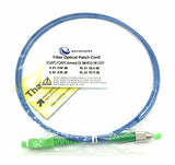 1M - Single Mode - FC/APC to SC/APC Patch Cable - ARMORED