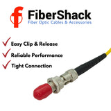 Fiber Optic ST Coupler & 2.5mm Dust Cap Kit. Includes ST, FC, SC Cables 20 ST Couplers for Single-Mode & Multi-Mode Patch Cords, and 100 Dust Caps for ST, FC, SC Jumpers