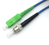 1M - Single Mode - SC/APC to ST Patch Cable - ARMORED
