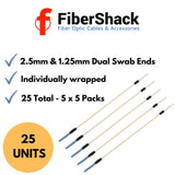 Fibershack - Fiber Optic Cleaning Kit - 7 in 1 Fiber Cleaning Kit - Tan Tactical Easy Access Waist Belt Bag - for Flawless Fiber Cleaning Results - Clean Fiber Optic Cables Quickly & Efficiently