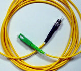 1M Single-Mode SC/APC to ST Simplex Patch Cable