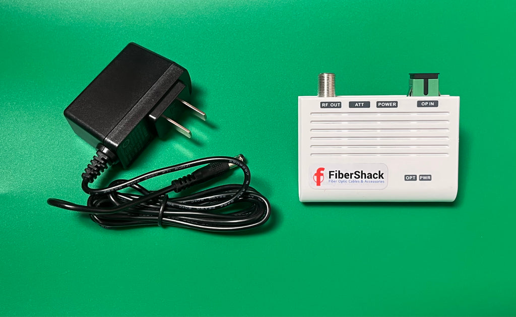 FiberShack 1-Way Micro Optical Fiber Node - Forward Only - FTTH 1310nm/CATV
