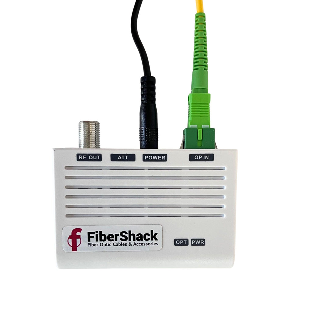 FiberShack 1-Way Micro Optical Fiber Node - Forward Only - FTTH 1310nm/CATV