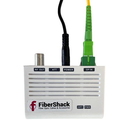 FiberShack 1-Way Micro Optical Fiber Node - Forward Only - FTTH 1310nm/CATV