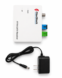 FiberShack FTTH CATV PON Receiver - SC/APC to RF Converter w/ 12V Adapter
