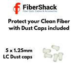 Fibershack - 1.25mm LC Fiber Cleaner Pen. 800+ Single Click Fiber Cleaner. Dual Fiber Optic Connector Cleaner & Endface Fiber Optic Cleaning Pen. Fiber LC Cleaner Comes with an Added Protection Case