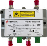 FiberShack 2-Way Mini Optical Fiber Node - Forward/Reverse - FTTH 1310nm/CATV