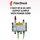 FiberShack 2-Way Mini Optical Fiber Node - Forward/Reverse - FTTH 1310nm/CATV