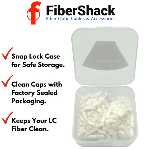 Contractor 200-Pack - LC Dust Caps – FiberShack