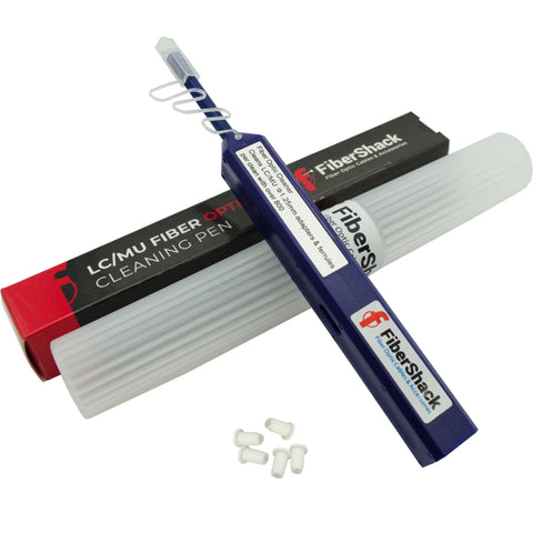 FiberShack - LC Fiber Cleaner - 1.25mm Fiber Optic Cleaning Pen