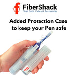 Fibershack - 1.25mm LC Fiber Cleaner Pen. 800+ Single Click Fiber Cleaner. Dual Fiber Optic Connector Cleaner & Endface Fiber Optic Cleaning Pen. Fiber LC Cleaner Comes with an Added Protection Case