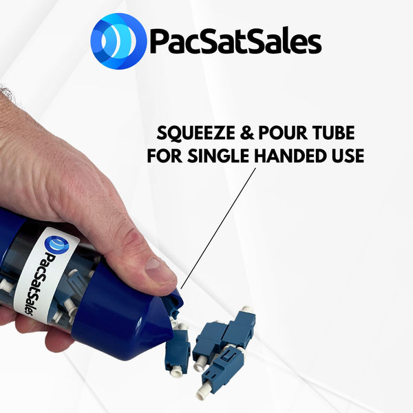PacSatSales - LC to LC Fiber Optic Couplers - 30 Pack LC Fiber Connect ...