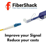 Fibershack - LC Fiber Cleaner & SC Fiber Cleaner - 2 Pack with Protection Case - 1.25mm & 2.5mm Optical Cable Cleaning Pens for Ports & Cables