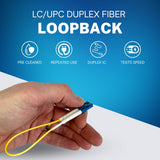Contractor 5-Pack - LC to LC Singlemode OS2 Fiber Optic Loopback Cable