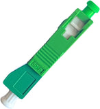 SC/APC to LC/APC Adapter - 2 Pack - LCAPC to SCAPC Adapter for Converting 1.25mm Female LC/APC Fiber Optic Cable to 2.5mm Male SC/APC Fiber - SM SX