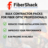 Fibershack - LC Fiber Cleaner & SC Fiber Cleaner - 2 Pack with Protection Case - 1.25mm & 2.5mm Optical Cable Cleaning Pens for Ports & Cables
