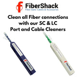Fibershack - Fiber Optic Cleaning Kit - 7 in 1 Fiber Cleaning Kit - Tan Tactical Easy Access Waist Belt Bag - for Flawless Fiber Cleaning Results - Clean Fiber Optic Cables Quickly & Efficiently