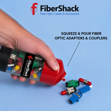 Contractor Combo Fiber Adapter & Coupler Kit Tube