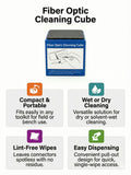FiberShack - Fiber Optic Cleaning Wipes - Anti Static Wipes for Cleaning Fiber Optic Cable end Faces. Dust & Lint Free Cleaning Wipes