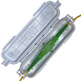 Contractor 5-Pack – White Fiber Optic Water Resistant Splice Enclosure with 4 Couplers
