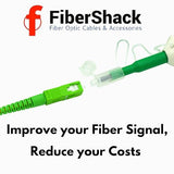 FiberShack - 2.5mm SC Fiber Cleaner Pen & Dust Caps - FC & ST Fiber Optic Cleaning Pen - 800+ Fiber optic connector cleaner - with Added Protection Case for ST Fiber Cleaner Pen