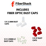 Contractor 5-Pack – White Fiber Optic Water Resistant Splice Enclosure with 4 Couplers