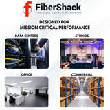 FiberShack - Optical Power Meter & 5km Fiber Tester Kit - Fiber Light Meter VFL & OPM Also Includes Carry Case, FC to ST, SC, SCAPC & LC Optical Jumpers, Couplers, Dust Caps & FC to LC/SC Adapters