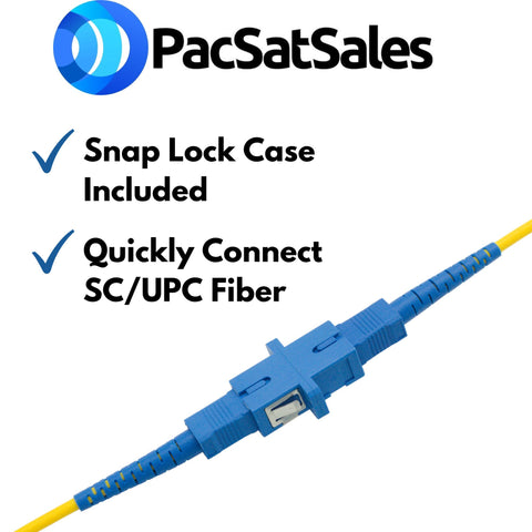 PacSatSales - SC to SC Coupler 5 Pack - SC/UPC Fiber Coupler Set - Eas ...