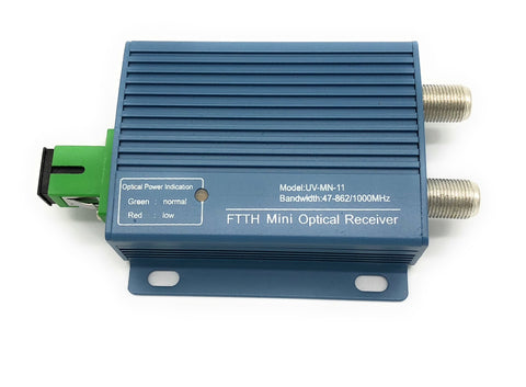 CATV Mini 1 Way Optical Fiber Node - Forward Only - FTTH 1310nm