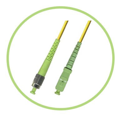 5M Single-Mode FC to SC/APC Simplex Patch Cable