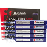 FiberShack - Fiber Optic Cleaner Pens - Industry proven - 800+ Single Click Fiber Cleaner (LC/MU - 5 PACK)