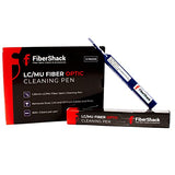 FiberShack - Fiber Optic Cleaner Pens - Industry proven - 800+ Single Click Fiber Cleaner (LC/MU - 5 PACK)