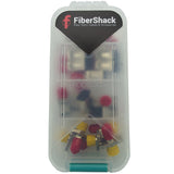 Fiber Optic Adapter & Variable Attenuator Kit. Contains 3 Styles Adapter (ST,SC,FC) & 2 Variable Attenuators (LC & ST). for Single-Mode Multi-Mode Cables