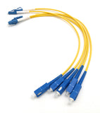 1ft / 12" - 5 Pack - Single Mode SIMPLEX LC to SC Patch Cable