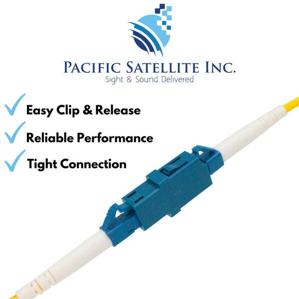 LC to LC Coupler - LC Fiber Couplers - 10 Pack - Snap on LC Connector ...