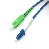 1M - Single Mode - SC/APC to LC  Patch Cable - ARMORED