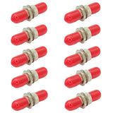 ST to ST - ST Fiber Optic Coupler - 10 Pack - Easily Connect ST Fiber Cables.