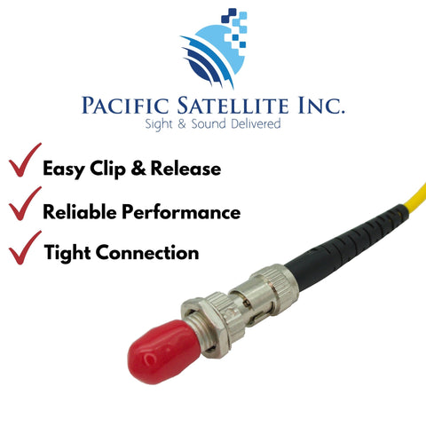 ST to ST - ST Fiber Optic Coupler - 10 Pack - Easily Connect ST Fiber ...