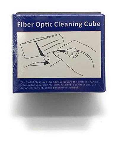FiberShack - Fiber Optic Cleaning Wipes - Anti Static Wipes for Cleaning Fiber Optic Cable end Faces. Dust & Lint Free Cleaning Wipes