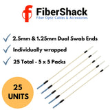 FiberShack - Fiber Optic Cleaning Kit - Complete 7 in 1 Fiber Cleaning kit. with Hardshell Case