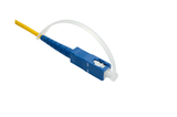 FiberShack - Tube of 2.5mm SC Fiber Optic Dust Caps with Lanyard - 100 Pack - for Devices, Cables and End Faces - SC, ST, FC