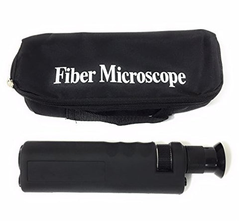 FiberShack - Handheld Fiber Optic Inspection Microscope - 400X Magnification - Includes Protective Case
