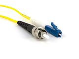 1ft / 12" - 5 Pack - Single Mode SIMPLEX - LC to ST Patch Cable