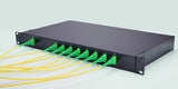 1 x 8 Rack Mount PLC Single-Mode Optical Fiber Splitter