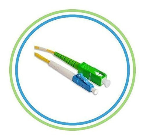 1ft / 12" - 5 Pack - Single Mode SIMPLEX - SC/APC to LC Patch Cable