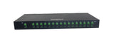 1 x 16 Rack Mount PLC Single-Mode Fiber Optical Splitter